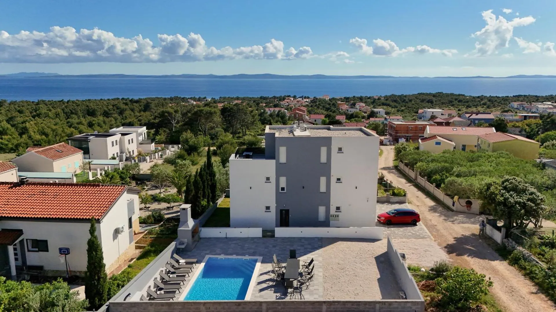 Ferienhaus Crowonder Apartment Complex M&M Sky View With Swimming Pool Vir Kroatien